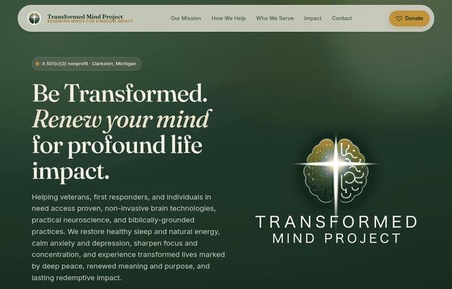 The Transformed Mind Project homepage